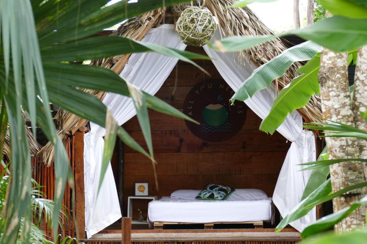 El Buho Bacalar Eco-Cabanas Hostal Екстериор снимка