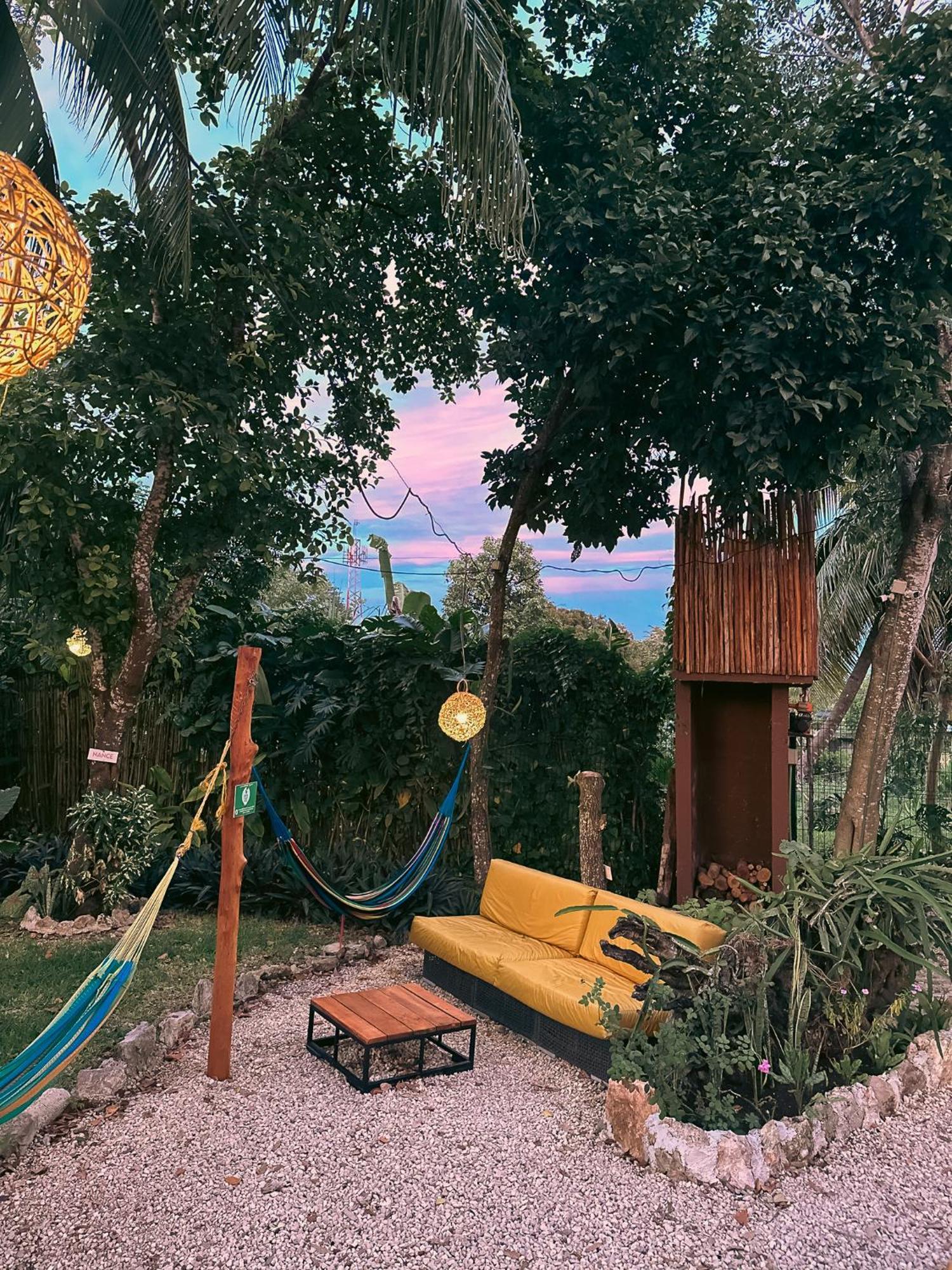 El Buho Bacalar Eco-Cabanas Hostal Екстериор снимка