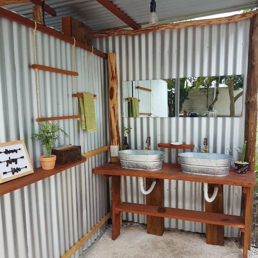 El Buho Bacalar Eco-Cabanas Hostal Екстериор снимка