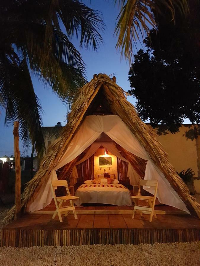 El Buho Bacalar Eco-Cabanas Hostal Екстериор снимка