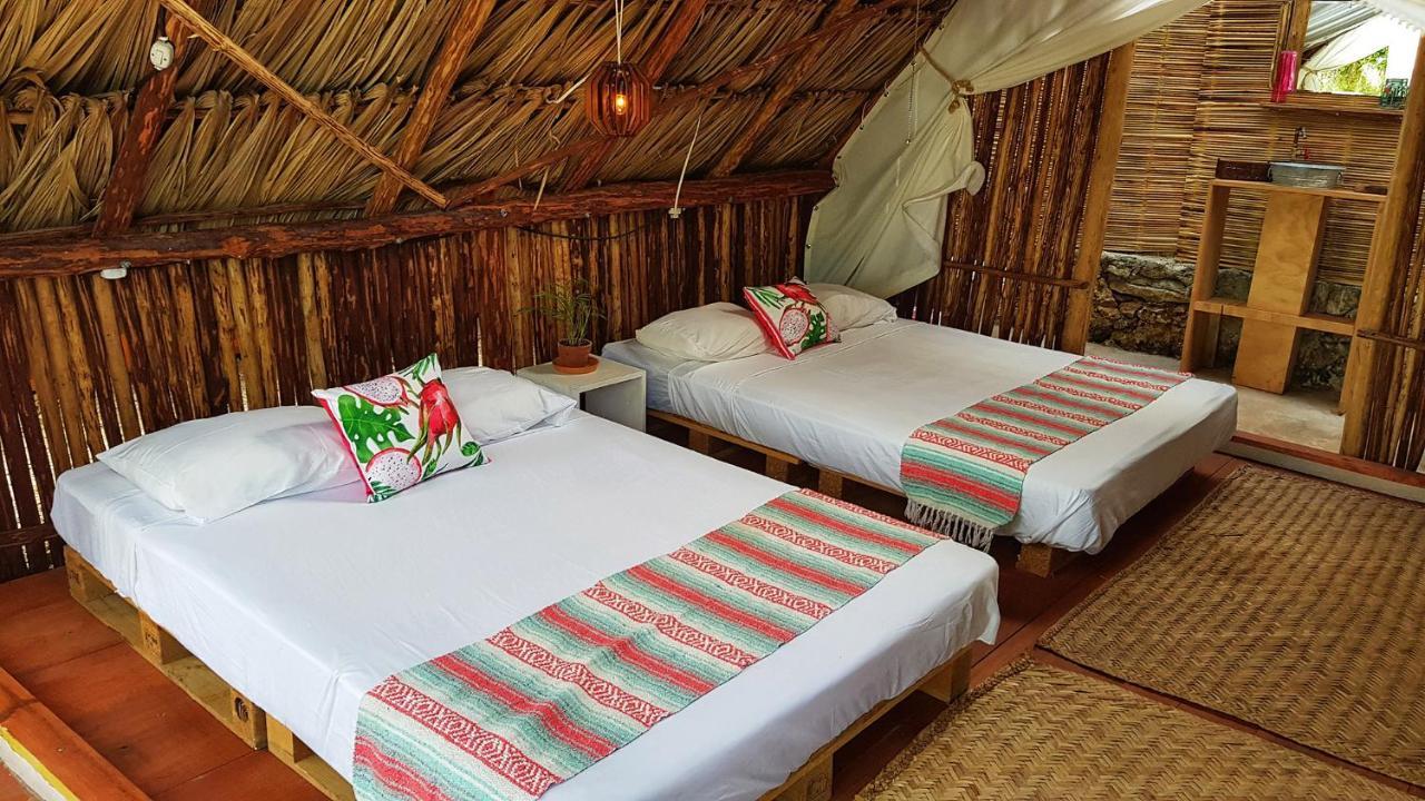 El Buho Bacalar Eco-Cabanas Hostal Екстериор снимка