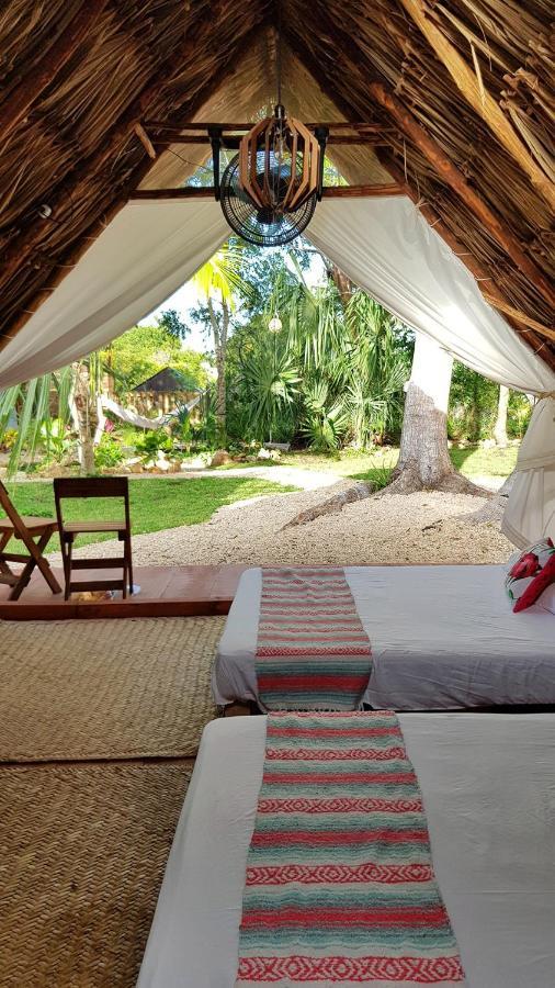 El Buho Bacalar Eco-Cabanas Hostal Екстериор снимка